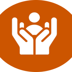 icon for churches circular with background white